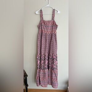 Knox Rose Pink and Green Maxi